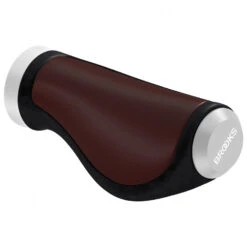 Brooks England - Ergonomic Leather Grip 100/130 - Bike Grips -Continental Sport brooks england ergonomic leather grip 100 130 bike grips 1