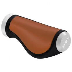 Brooks England - Ergonomic Leather Grip 100/130 - Bike Grips -Continental Sport brooks england ergonomic leather grip 100 130 bike grips 2